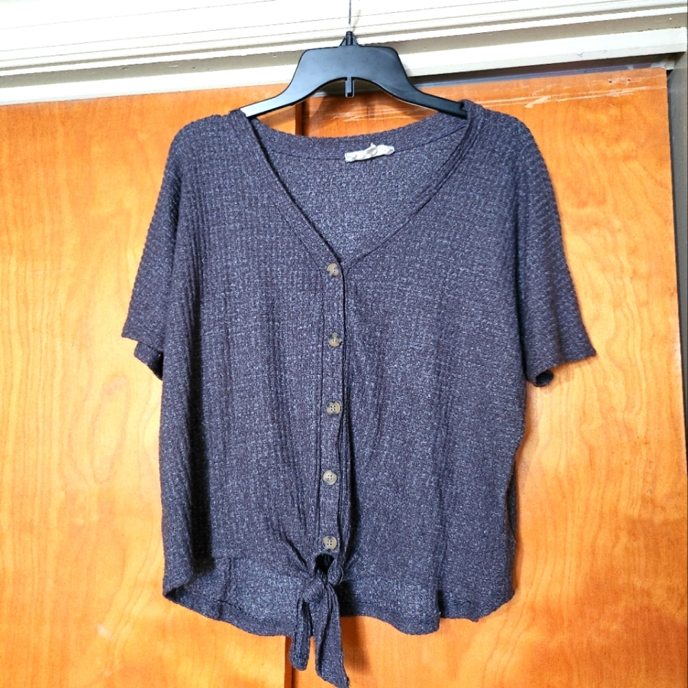 Pink Republic waffle top - XL